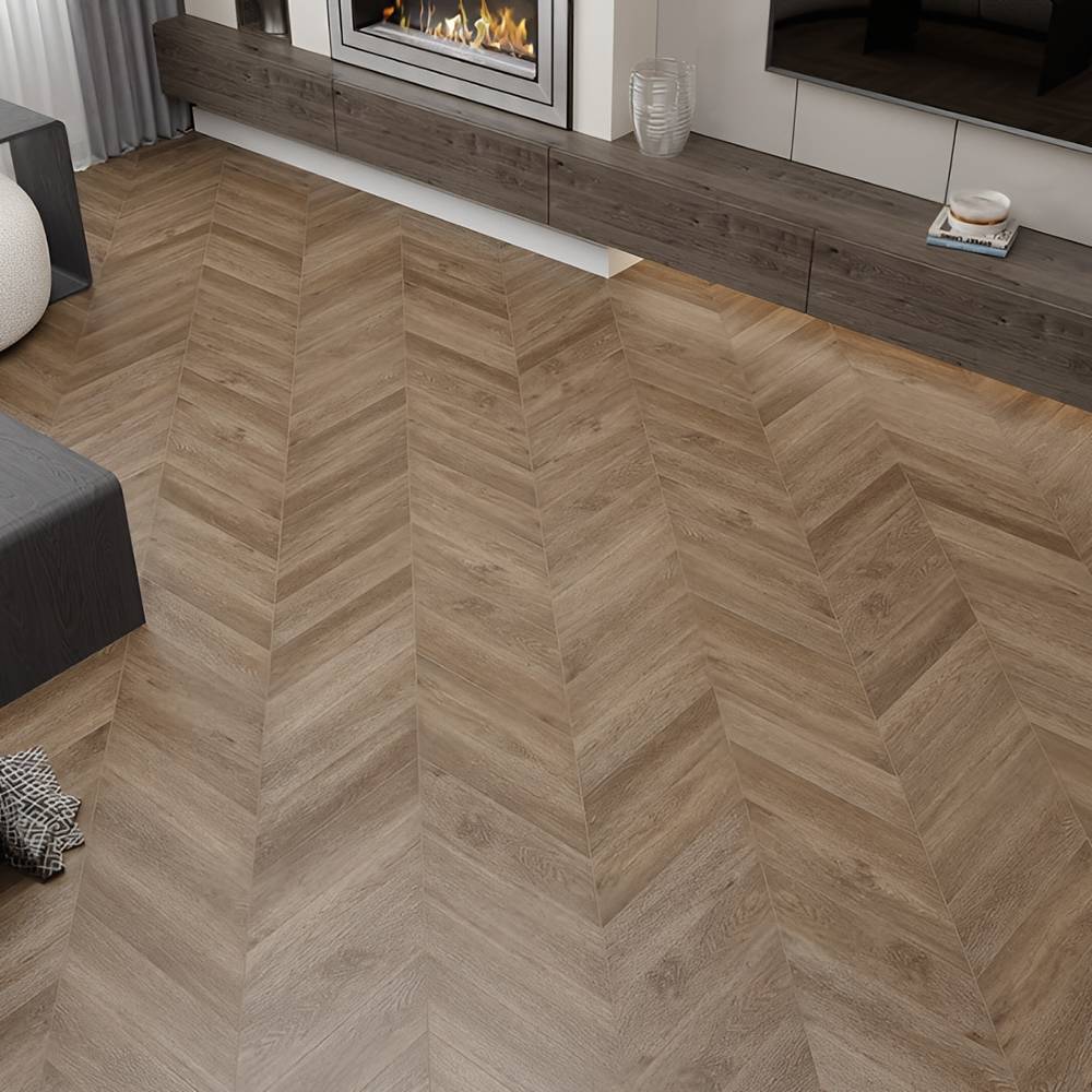 SPC ламинат Alpine Floor Chevron Alpine ECO 18-5 Дуб Макадамия Chevron
